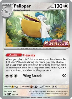 Pelipper, SVP Black Star Promos 022/225