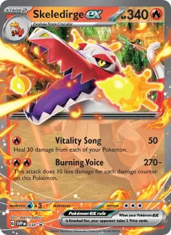 Skeledirge ex, SVP Black Star Promos 034/225