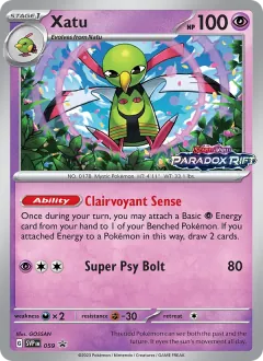 Xatu, SVP Black Star Promos 059/225
