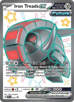 Iron Treads ex, SVP Black Star Promos 073/225