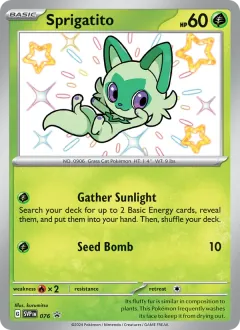 Sprigatito, SVP Black Star Promos 076/225
