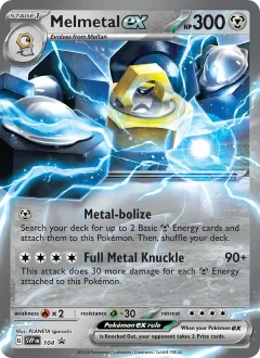 Melmetal ex, SVP Black Star Promos 104/225