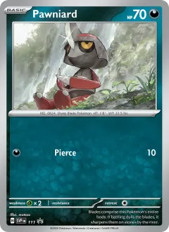 Pawniard, SVP Black Star Promos 111/225