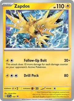 Zapdos, SVP Black Star Promos 157/225