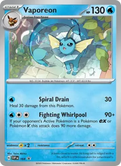 Vaporeon, SVP Black Star Promos 168/225