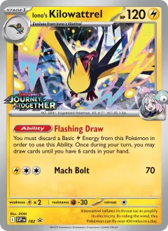 Iono's Kilowattrel, SVP Black Star Promos 182/225
