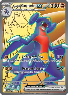 Cynthia's Garchomp ex, SVP Black Star Promos 204/225