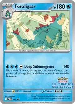 Feraligatr, SVP Black Star Promos 213/225
