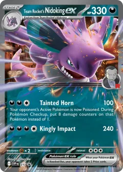 Team Rocket's Nidoking ex, SVP Black Star Promos 217/225
