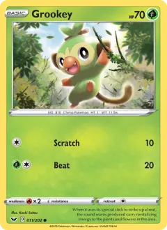 Grookey, Sword & Shield 11/202