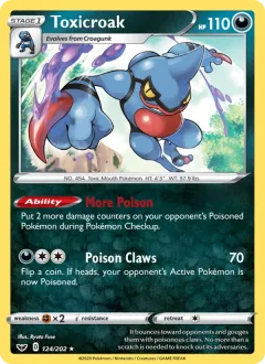 Toxicroak, Sword & Shield 124/202