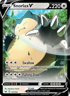 Snorlax V, Sword & Shield 141/202