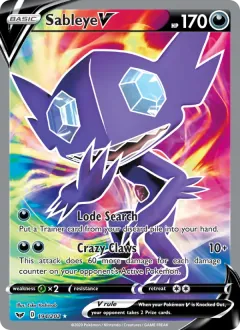 Sableye V, Sword & Shield 194/202