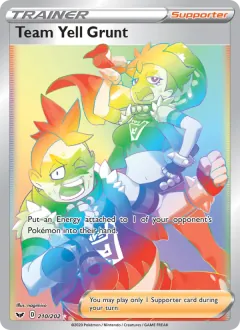 Team Yell Grunt, Sword & Shield 210/202