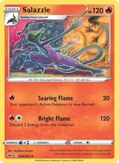 Salazzle, Sword & Shield 28/202