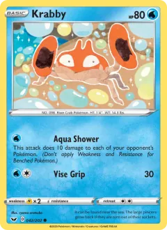 Krabby, Sword & Shield 42/202