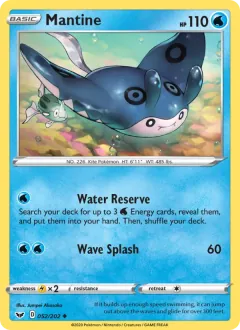 Mantine, Sword & Shield 52/202
