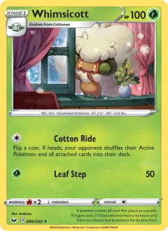 Whimsicott, Sword & Shield 6/202