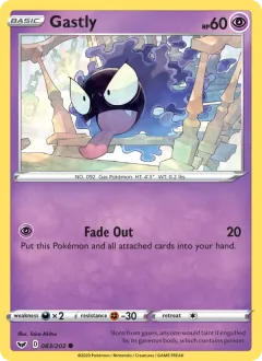 Gastly, Sword & Shield 83/202