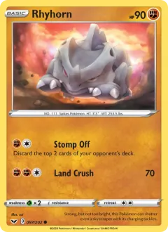 Rhyhorn, Sword & Shield 97/202