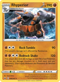Rhyperior, Sword & Shield 99/202