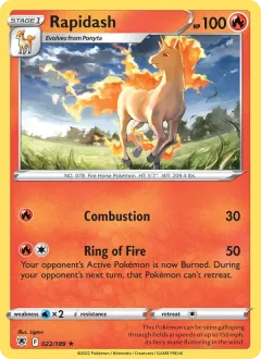 Rapidash, Astral Radiance 022/189