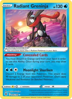 Radiant Greninja, Astral Radiance 046/189
