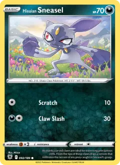 Hisuian Sneasel, Astral Radiance 092/189