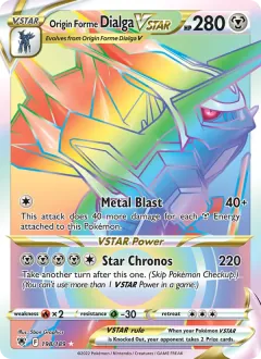 Origin Forme Dialga VSTAR, Astral Radiance 198/189