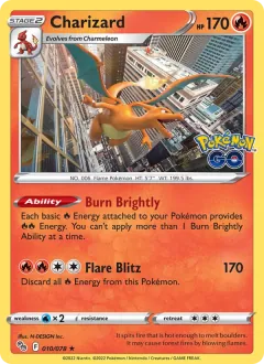 Charizard, Pokémon GO 010/78