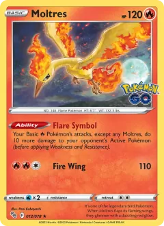 Moltres, Pokémon GO 012/78
