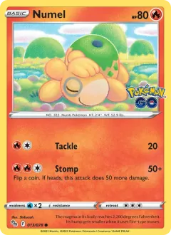 Numel, Pokémon GO 013/78