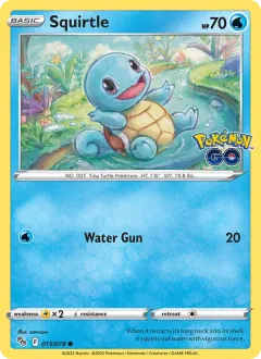 Squirtle, Pokémon GO 015/78