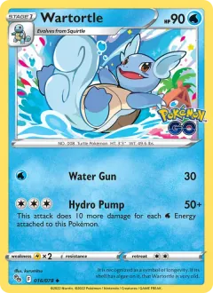 Wartortle, Pokémon GO 016/78