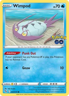 Wimpod, Pokémon GO 025/78