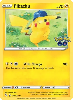 Pikachu, Pokémon GO 028/78
