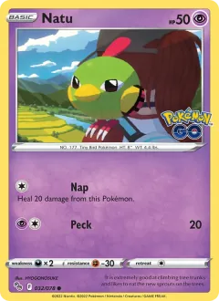 Natu, Pokémon GO 032/78