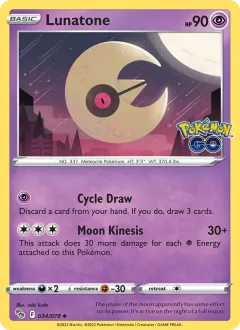 Lunatone, Pokémon GO 034/78