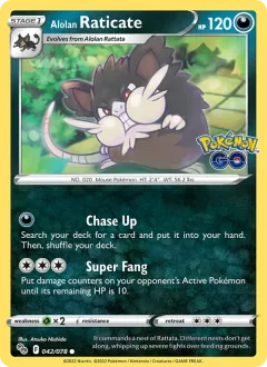 Alolan Raticate, Pokémon GO 042/78