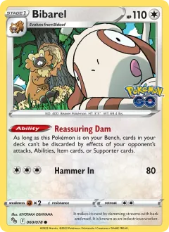 Bibarel, Pokémon GO 060/78