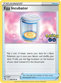 Egg Incubator, Pokémon GO 066/78