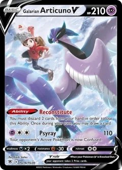 Galarian Articuno V, Astral Radiance Trainer Gallery TG16/30