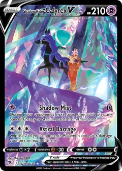 Shadow Rider Calyrex V, Astral Radiance Trainer Gallery TG17/30