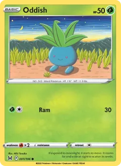 Oddish, Lost Origin 001/196