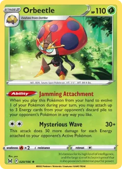 Orbeetle, Lost Origin 020/196
