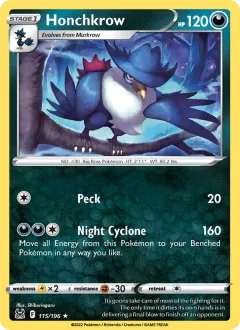 Honchkrow, Lost Origin 115/196