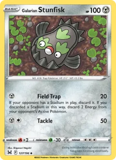 Galarian Stunfisk, Lost Origin 127/196