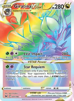 Giratina VSTAR, Lost Origin 201/196