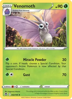 Venomoth, Silver Tempest 002/195