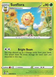Sunflora, Silver Tempest 006/195